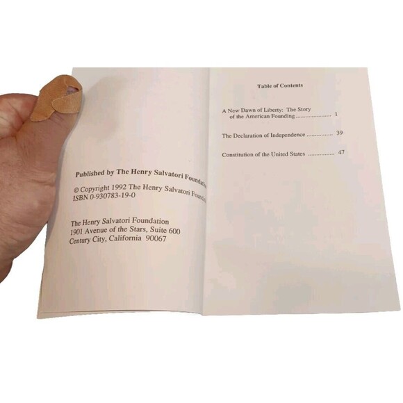 A New Dawn of Liberty The Story of the American Founding Gregory Wolfe 1992 - Picture 9 of 9